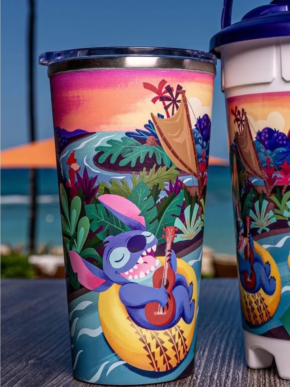 Disney Aulani resort stainless steel tumbler New